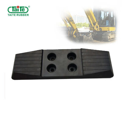 قیمت خوب کوماتسو پد لبه های لاستیکی 450mm عرض کمتر آسیب به سطح زمین آنلاین