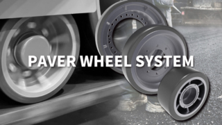 چرخ‌های حامل آسفالت، چرخ‌های محرک و چرخ‌های راهنما